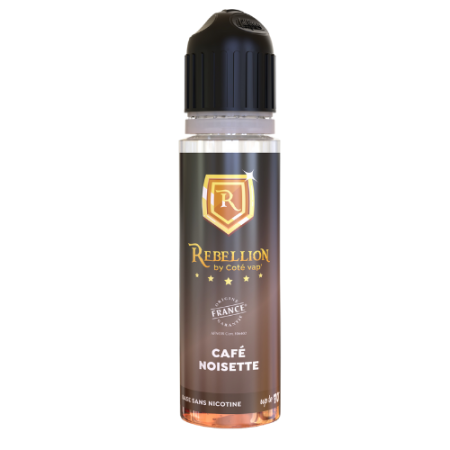 Rebellion  eliquide - Café Noisette  50ML - Up to 70ml- Origine France Garantie