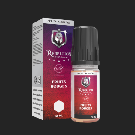 Rebellion Fruit Rouge  Sel  Nicotine 10ML -  Origine France Garantie