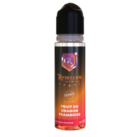 Rebellion  eliquide -Fruit dragon Framboise 50ML - Up to 70ml- Origine France Garantie
