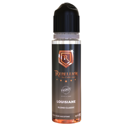 Rebellion  eliquide -Louisiane 50ML - Up to 70ml- Origine France Garantie