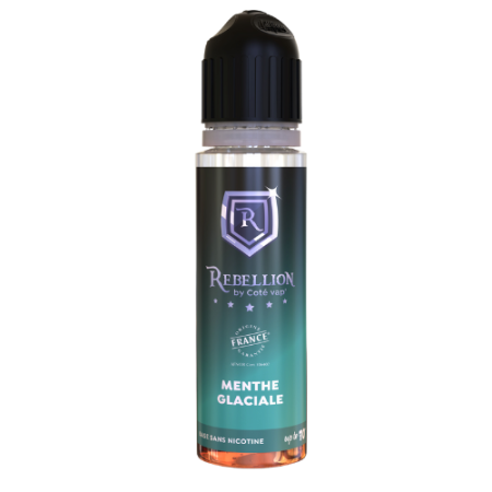 Rebellion  eliquide -Menthe Glaciale 50ML - Up to 70ml- Origine France Garantie