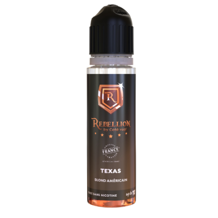 Rebellion  eliquide -Texas 50ML - Up to 70ml- Origine France Garantie