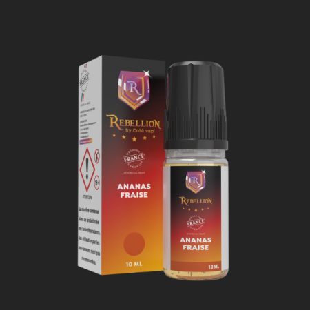 Rebellion  eliquide - Ananas Fraise 10 ml  - Origine France Garantie
