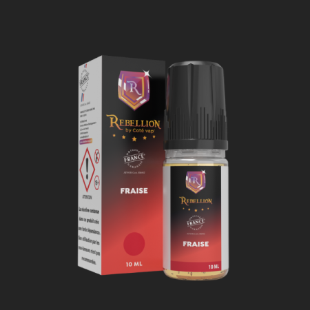 Rebellion  eliquide - Fraise 10 ml - Origine France Garantie