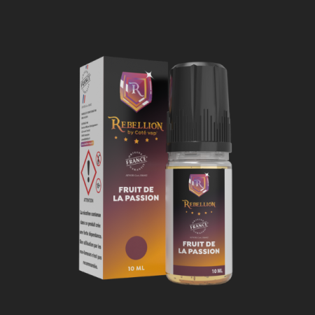 Rebellion  eliquide - Fruit de la passion 10 ml - Origine France Garantie