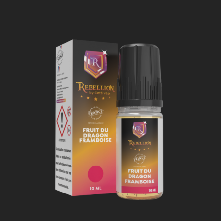 Rebellion  eliquide -Fruit dragon Framboise 10 ml - Origine France Garantie