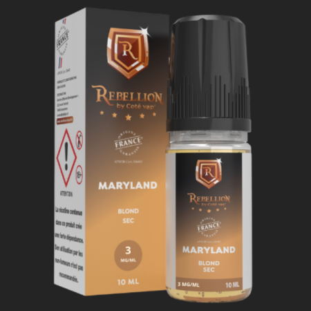 Rebellion  eliquide -Maryland  10 ml - Origine France Garantie