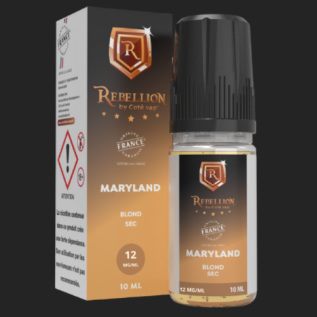 Rebellion  eliquide -Maryland  10 ml - Origine France Garantie
