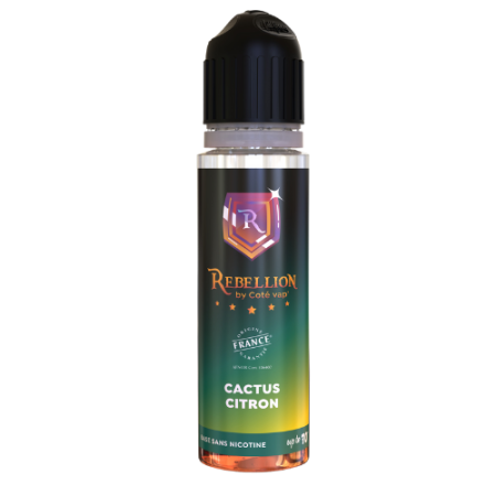 Rebellion  eliquide - Citron Cactus  50ML - Up to 70ml- Origine France Garantie