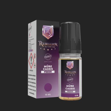 Rebellion  eliquide -Mûre Cassis 10 ml - Origine France Garantie