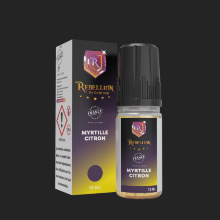 Rebellion  eliquide - Myrtille Citron 50ML - Up to 70ml- Origine France Garantie