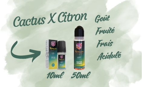 E-liquide Cactus Citron : une explosion de fraîcheur fruitée